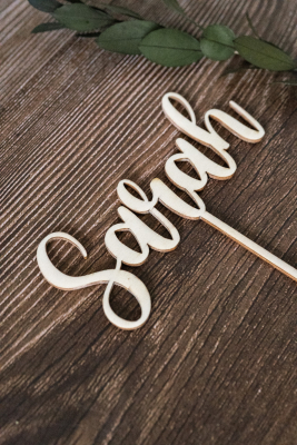 Preview: Cake Topper -personalisiert-